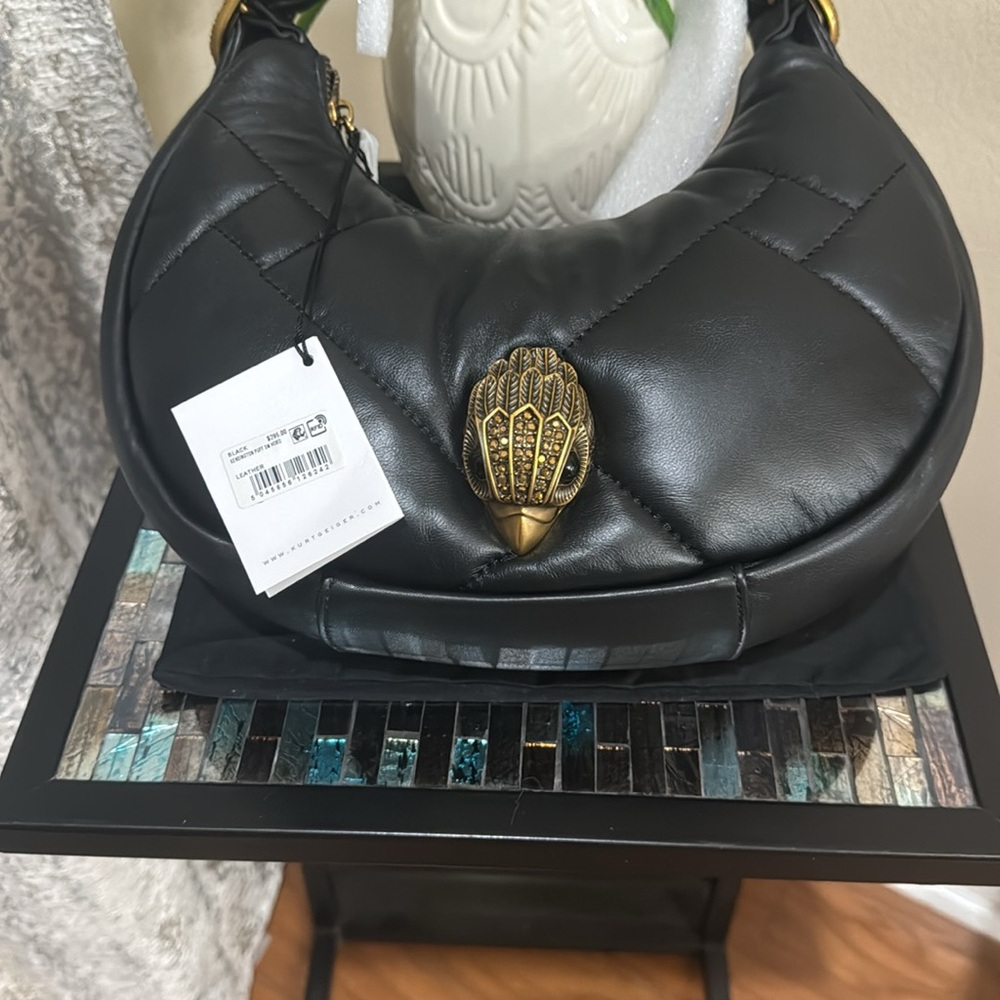 Kurt Geiger Small Kensington Puff Quilted Leather Hobo Bag - Picture 6 of 14